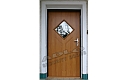 ADLO - security door TEJEN M4, glass P450, surface Sprela, for the exterior