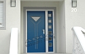 ADLO - Security door ARDEN, glass P451 Color, with side-skylight