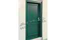 ADLO - security door ADUO, slat L101, doorframe facing, Veneer surface