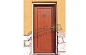 ADLO - security door TEDUO, slat L100, with door-knock, for the exterior