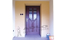 ADLO - Security door TESIM, surface Sprela, glass P401, AQUA