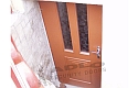 ADLO - Security door TESIM, surface Sprela, atypical glass, AQUA