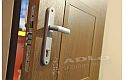 ADLO - security door TEDUO, slat, noise-proof extra, flat slats