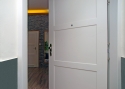 ADLO - security door TEDUO, panel design K 200, panel slats KV - O, door width 100 cm