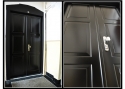 ADLO - Security door TEDUO, casette design, surface Color, double-wing door