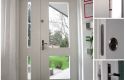 ADLO - Security door ARDEN, for the exterior, termo triple-pane glass, glass design, double-wing door