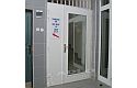 ADLO - security door TEDUO, atypical installation, glass P100, double-wing