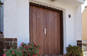 ADLO - Security door TEDUO, double-wing 90x90cm, slat L371, house entrance door
