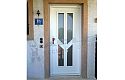 ADLO - Security door ADUO, Termo for exterior, glass P401