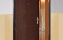 ADLO - Security door ADUO, plain door design, door surface King Maple