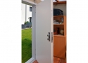 ADLO - Security door LISBEO, in Aqua style, door to a garden house  