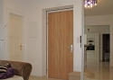 ADLO - Security door LISBEO, plain design, door surface Oak Sonic, door height 220cm