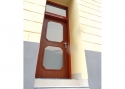 ADLO - Security door ADUO, Termo Exterior, glass P221, top skylight, Termo triple-panel glass