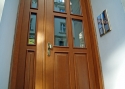 Double-wing ADLO - Security Termo door TEDUO - entrance into an apartment house, glass, panel