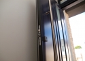 ADLO - Security Termo door Teduo, glass PS370, atypical door pull, door surface RAL 7015