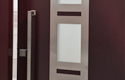 ADLO - Security door ADUO, design NOBLESSE, Termo Exterior for a family home, vertical door knob