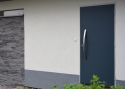 ADLO – exterior Termo door TEDUO, door + doorframe, surface Color, atypical doorpull