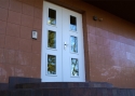ADLO – exterior Termo double-wing door TEDUO, glass, armour-style Termo triple-pane glass P202