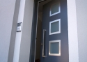 ADLO – exterior Termo door LISBEO, Termo triple-pane P554, electric lock, door pull Entero