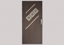 Glass, PS 520, LP-anticoro, clear glass, surface G-781, door hinges finish RAL7047 matt, TERMO