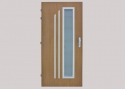 Glass, PS 370 atyp, clear glass, LP-Anticoro, surface G-173, hinge finish RAL8017, TERMO
