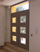 ADLO double-wing security door ADUO, glass with skylight, unit dimensions 180/270cm