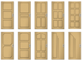 Slat-arrangement shapes